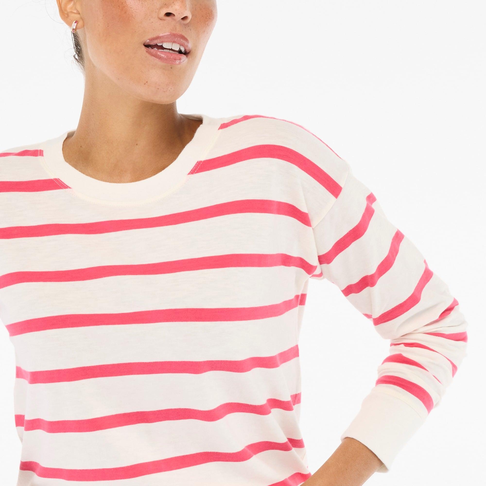 Long-sleeve striped tee Product Image