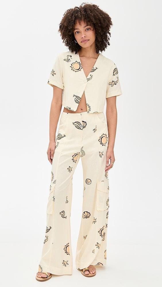 Dress To Pant In Low Tides Print | Shopbop Product Image