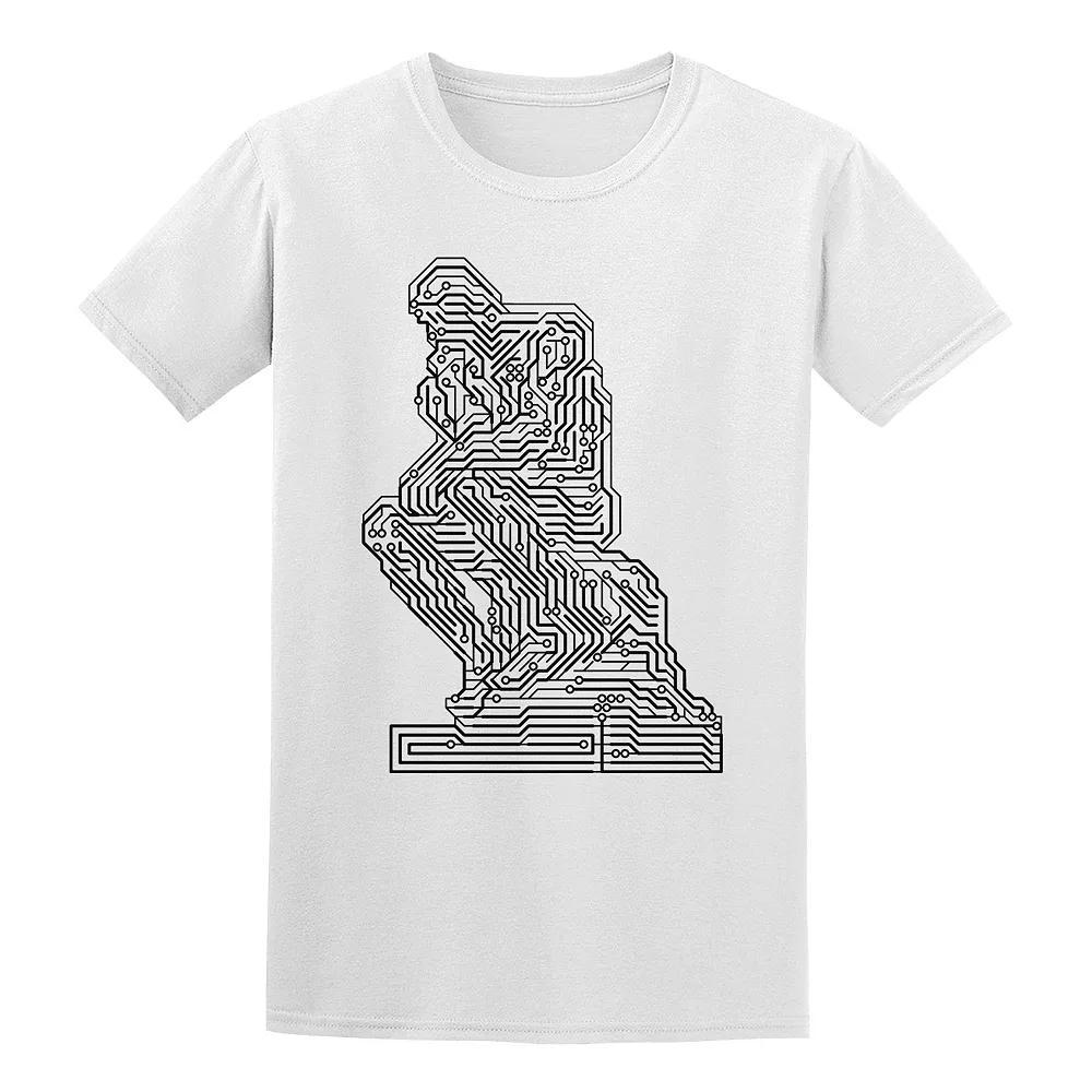 Men's COLAB89 by Threadless Bulo Artificial Intelligence Tee, Size: XL, White Product Image