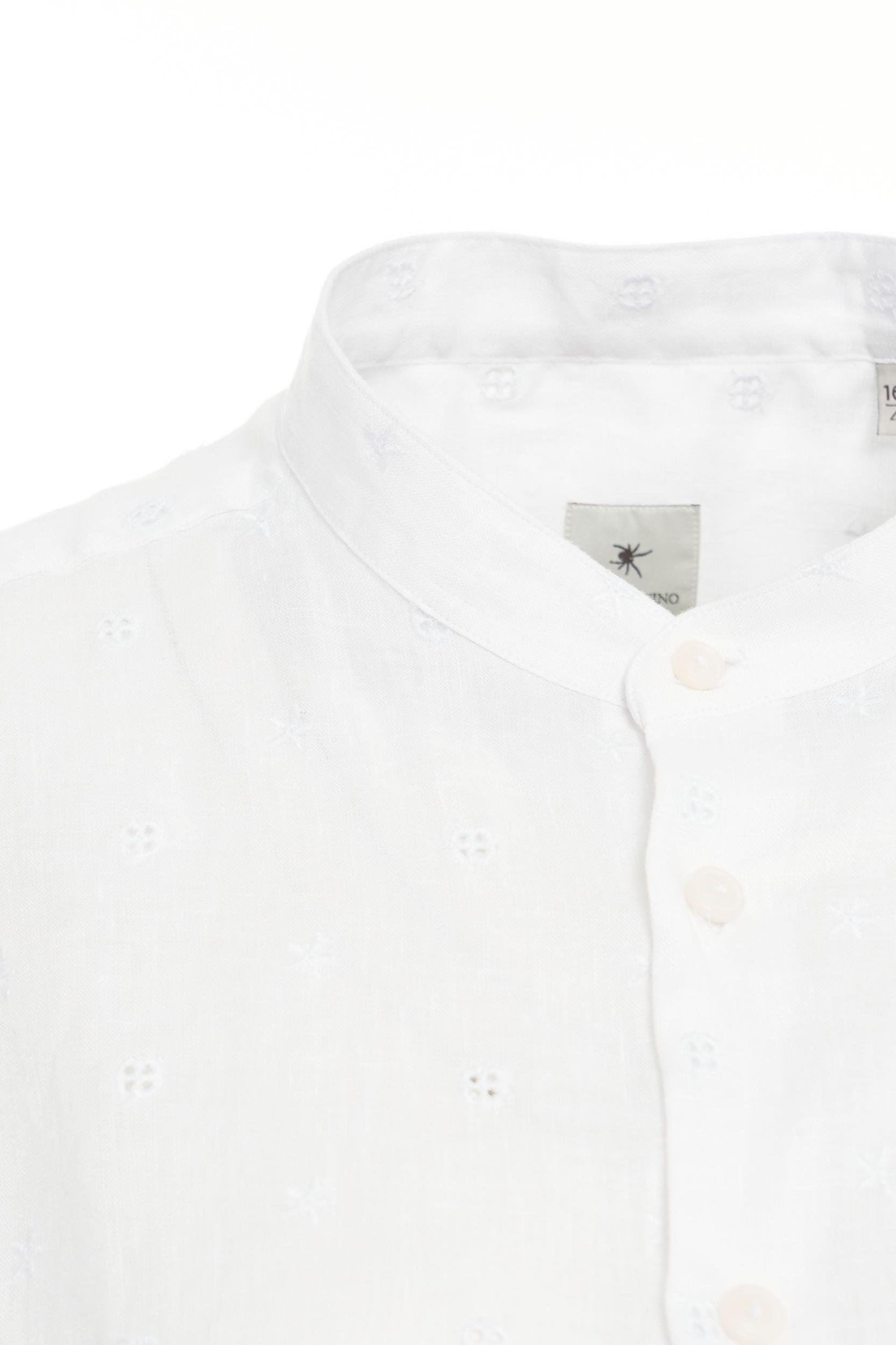 Linen shirt with embroideries Product Image