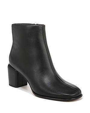 Vince Womens Maggie Zip Up Block Heel Booties Product Image