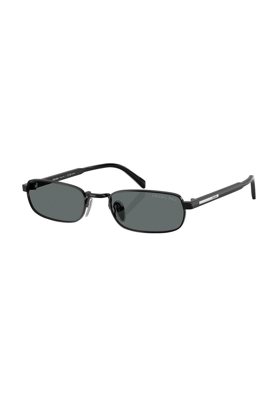 Narrow Rectangle Sunglasses Prada Product Image