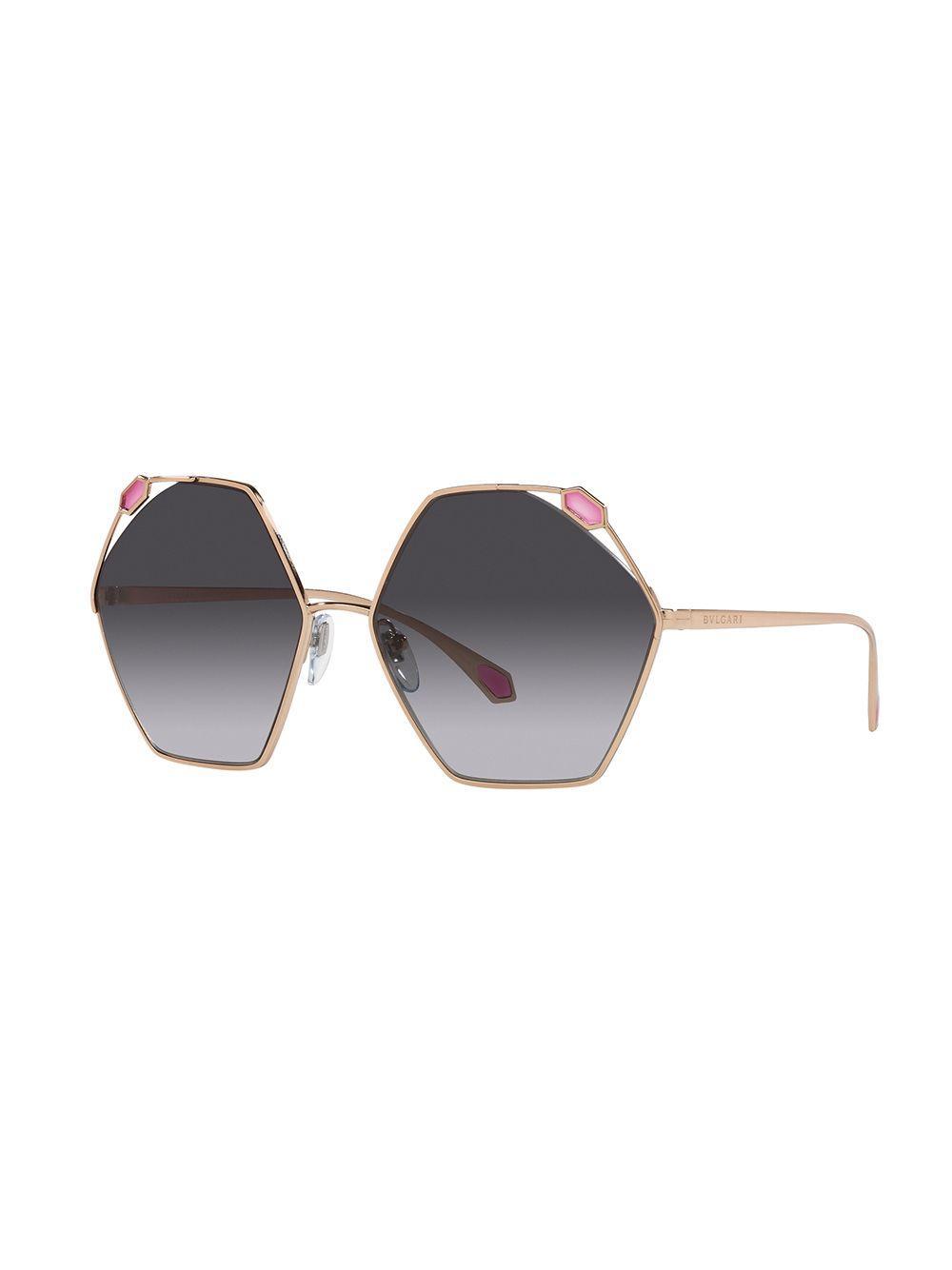 gemstone geometric-frame sunglasses Product Image