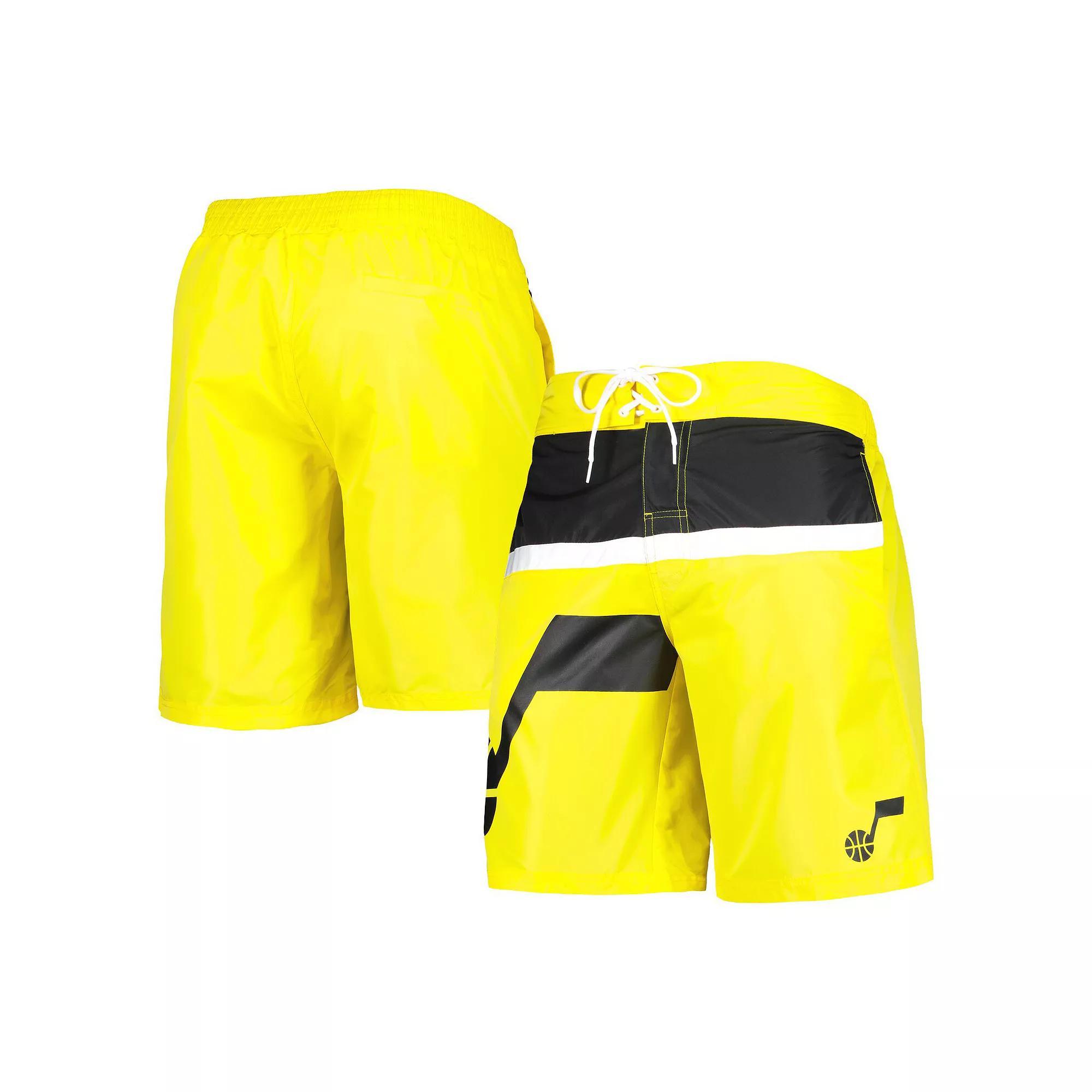 Men's G-III Sports by Carl Banks Gold Utah Jazz Sea Wind Swim Trunks,  Product Image