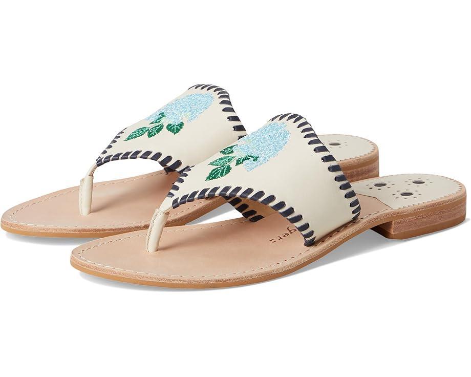 Jacks Flat Jeweled Sandals Product Image