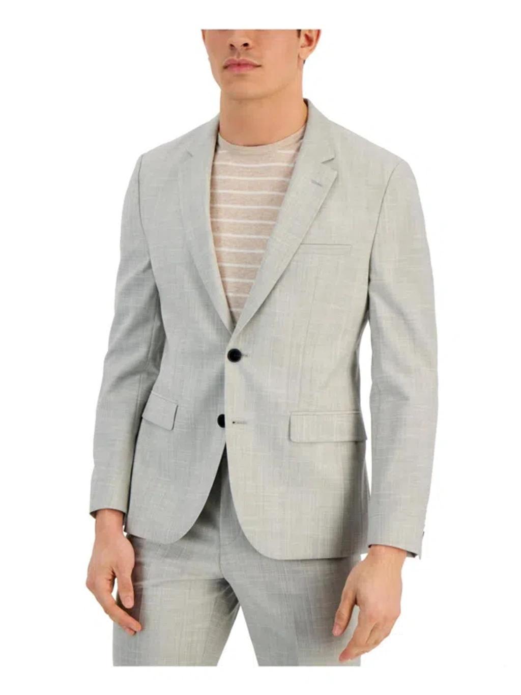 HUGO BOSS Mens Modern Fit Performance Suit Jacket In Light Grey Product Image