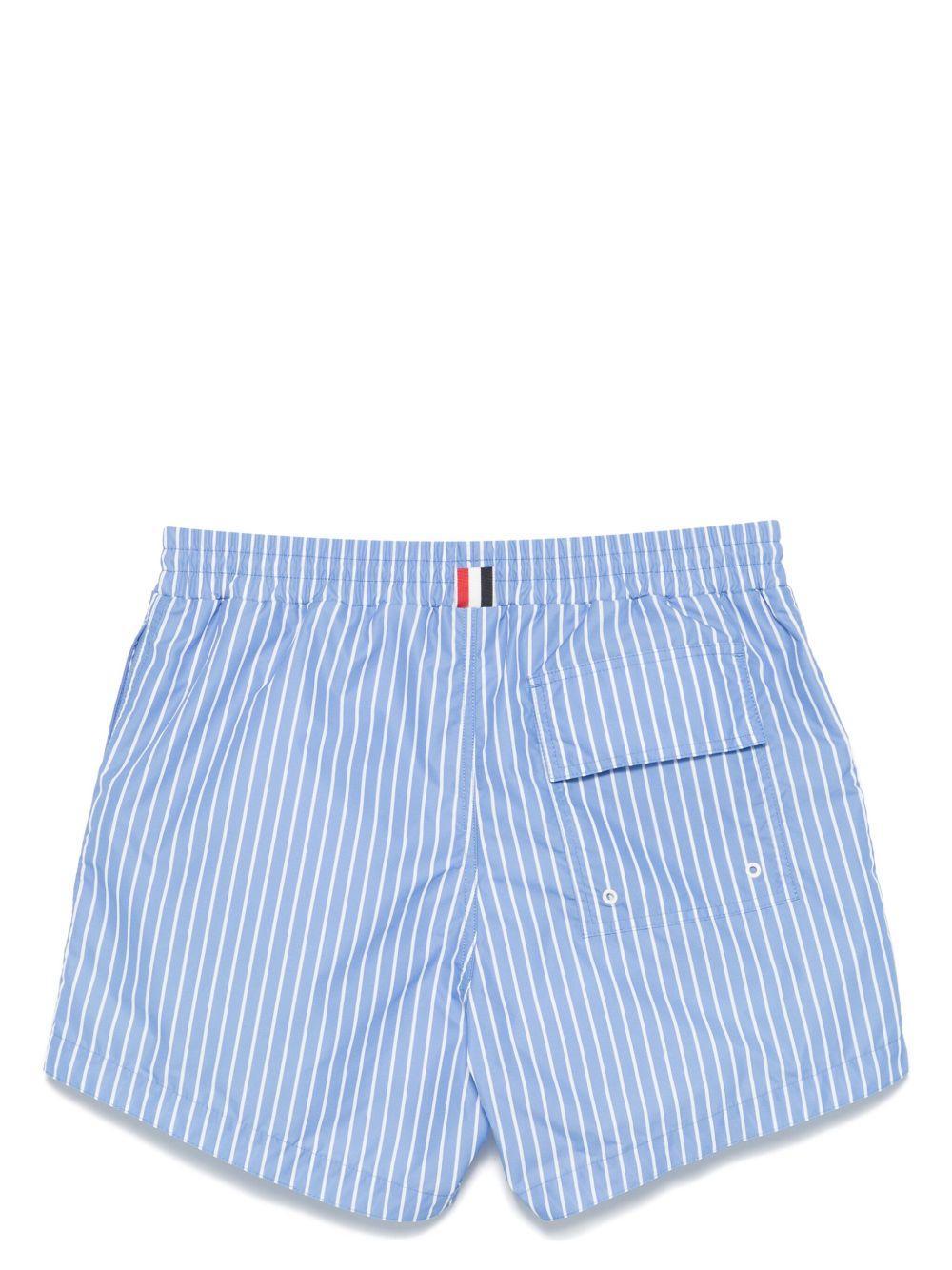 pinstriped swim shorts   Product Image
