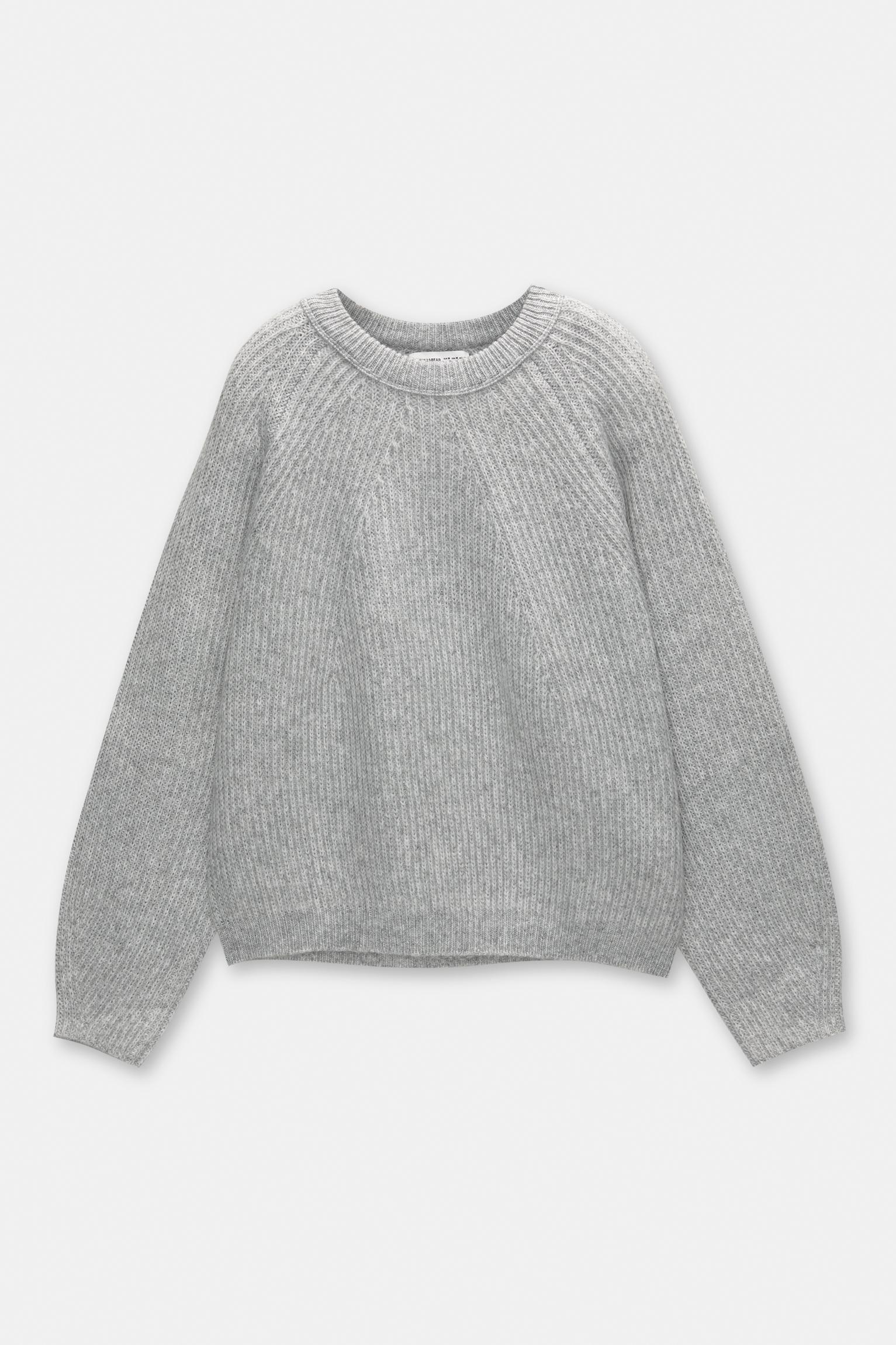 Soft purl knit sweater Product Image