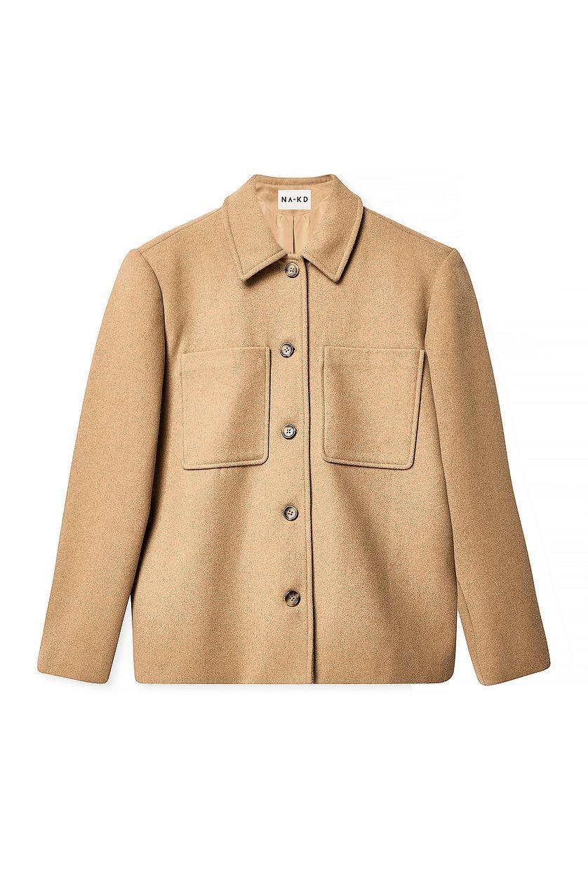 Oversized Wool Blend Jacket Product Image