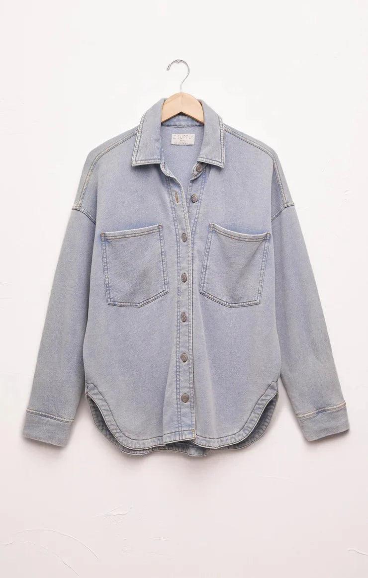 ALL DAY KNIT DENIM JACKET Product Image