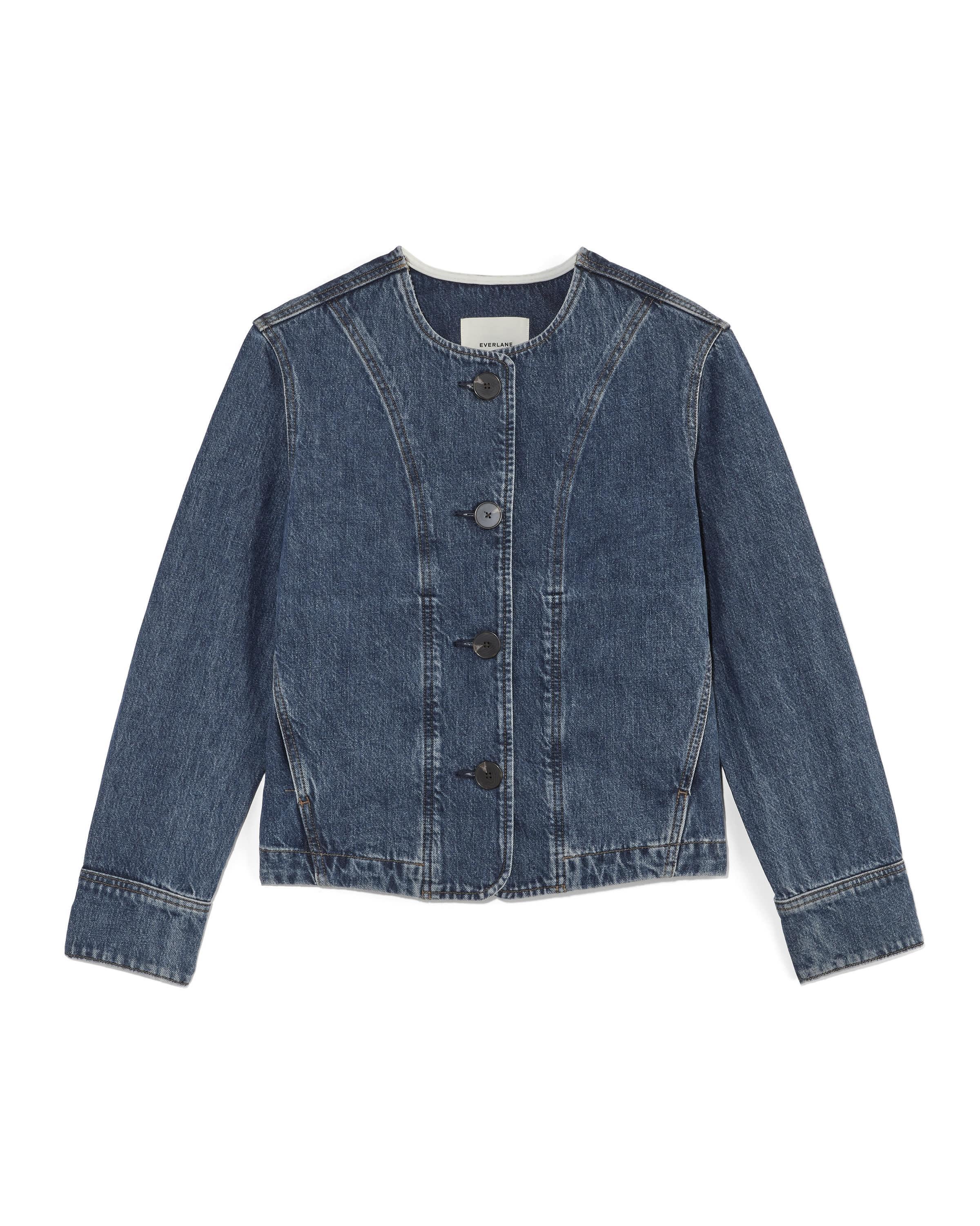 The Denim Barrel Jacket Product Image