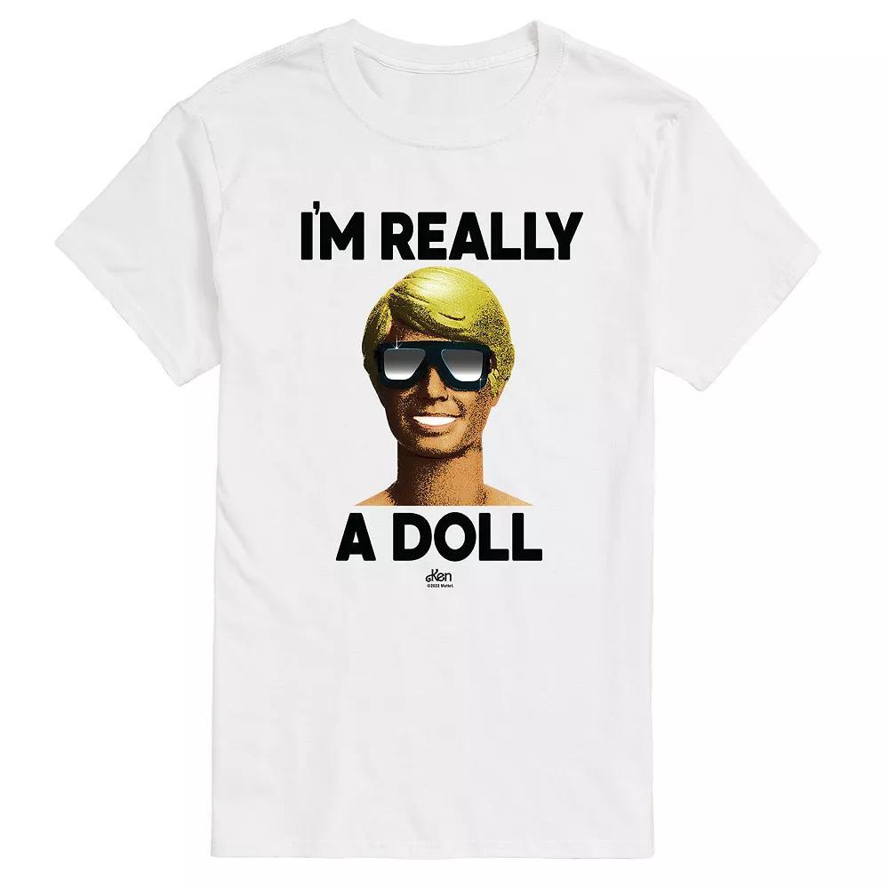 Big & Tall Barbie® I'm Really A Doll Graphic Tee, Men's,  Product Image