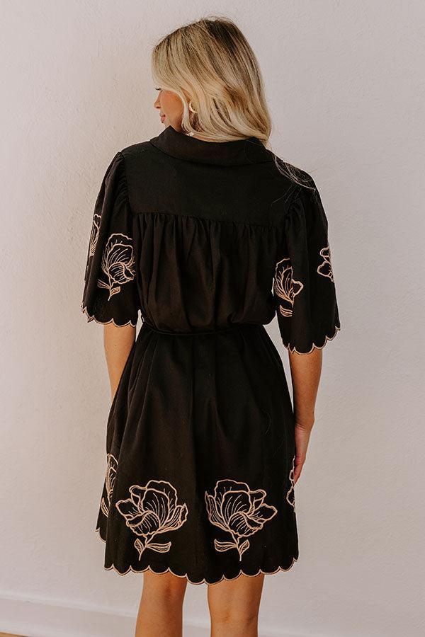 Secret Garden Embroidered Mini Dress Product Image