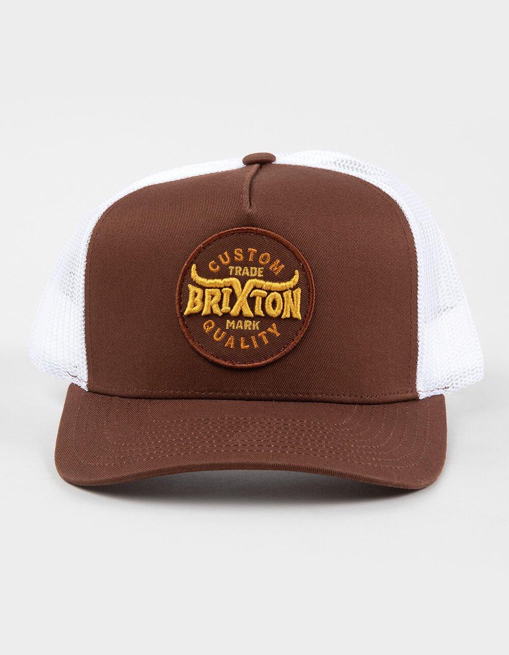 BRIXTON Gibson NetPlus Trucker Hat - BROWN/WHITE Product Image