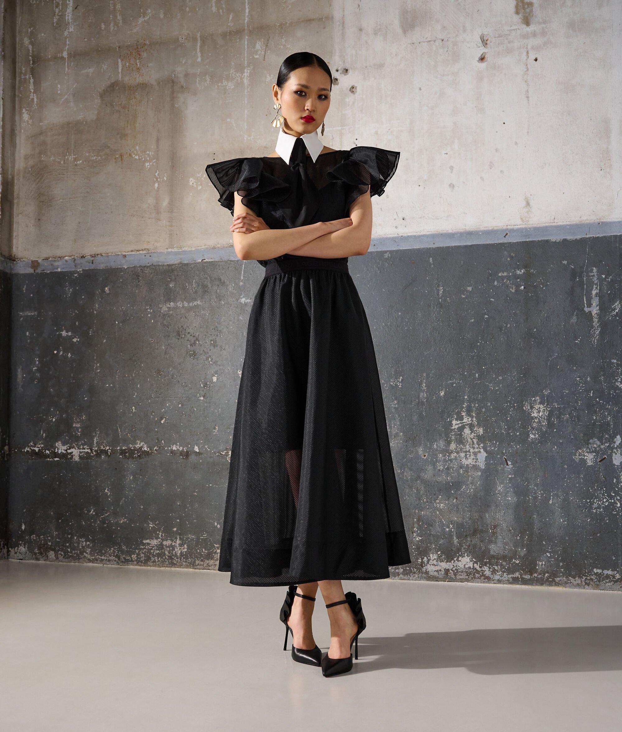 FLARED MAXI SKIRT Product Image