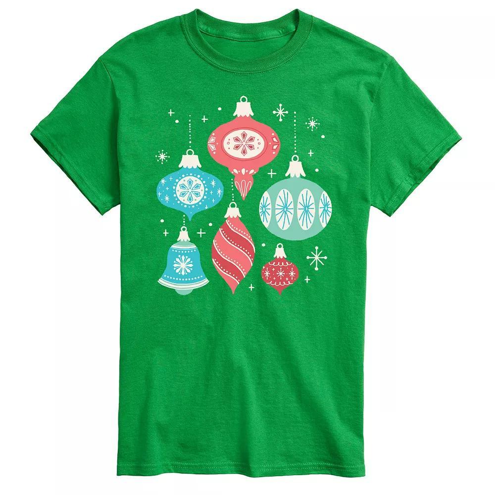 Big & Tall Retro Ornaments Graphic Tee, Men's,  Product Image