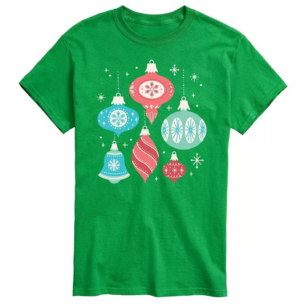 Big & Tall Retro Ornaments Graphic Tee, Men's,  Product Image