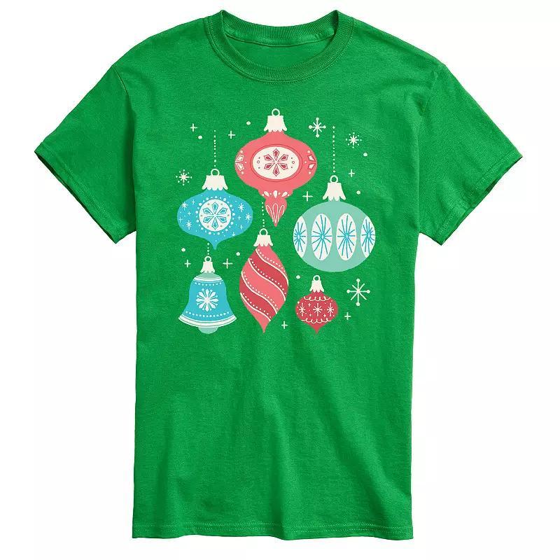 Big & Tall Retro Ornaments Graphic Tee, Men's,  Product Image