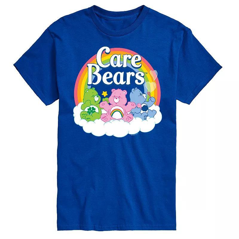 Men's Care Bears Logo Group Graphic Tee, Size: Large, Blue Product Image