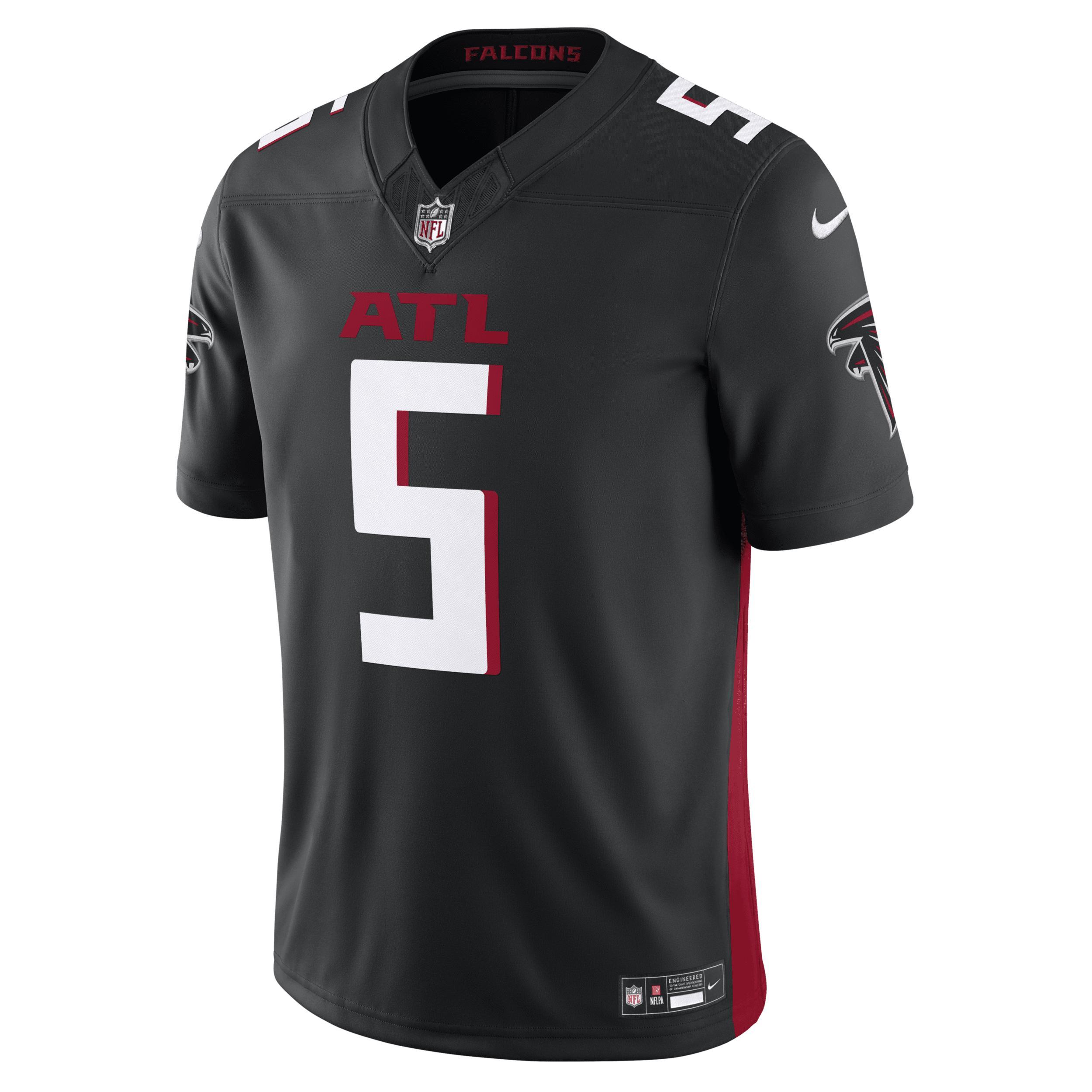 Men's Nike Drake London Black Atlanta Falcons Vapor F.U.S.E. Limited  Jersey, Size: 2XL Product Image