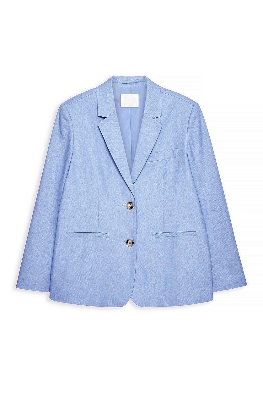 Regular Linen-Blend Blazer Product Image
