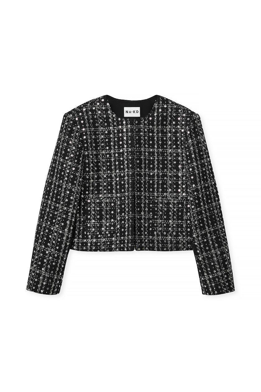 Sequin Tweed Jacket Product Image