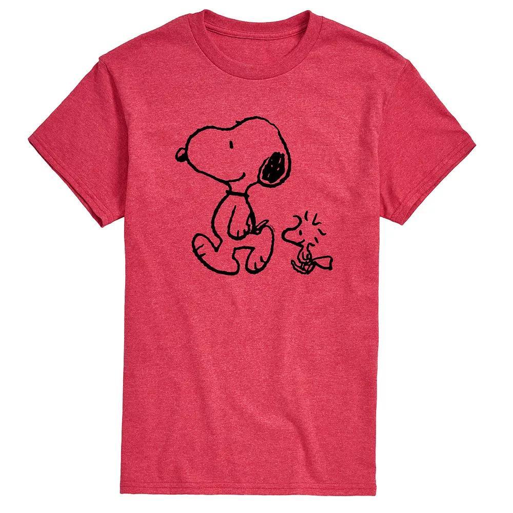 Men's Peanuts Snoopy Woodstock Walk Tee,  Product Image