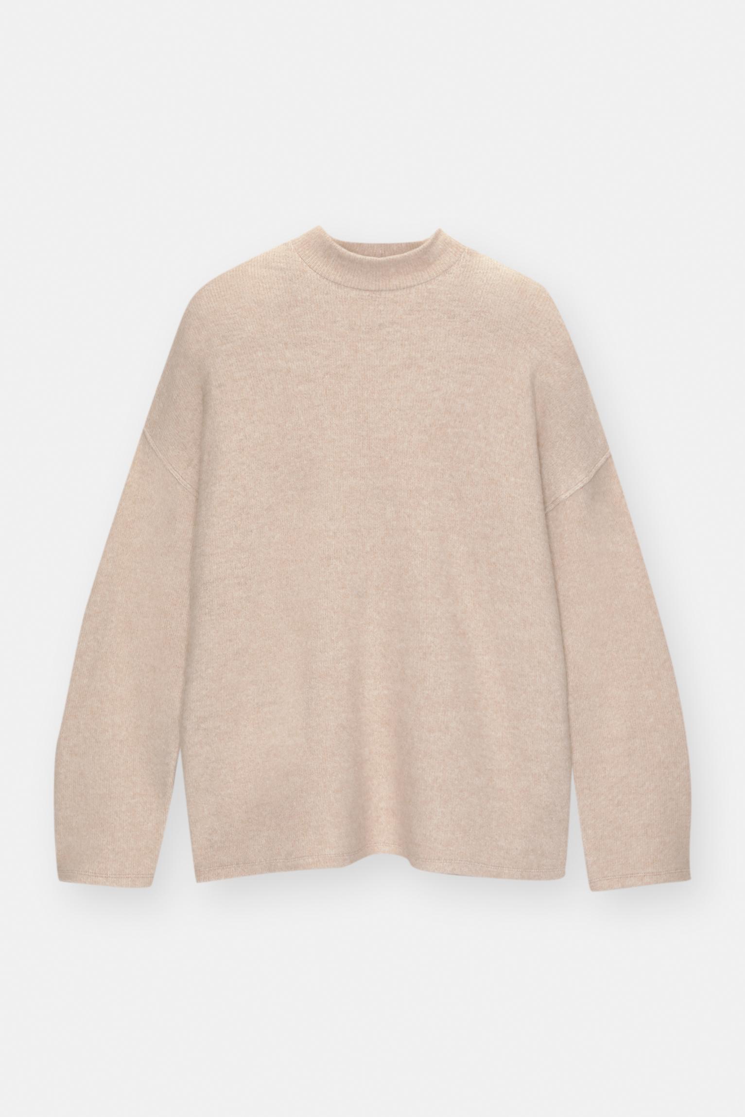 Soft touch high neck sweater Product Image