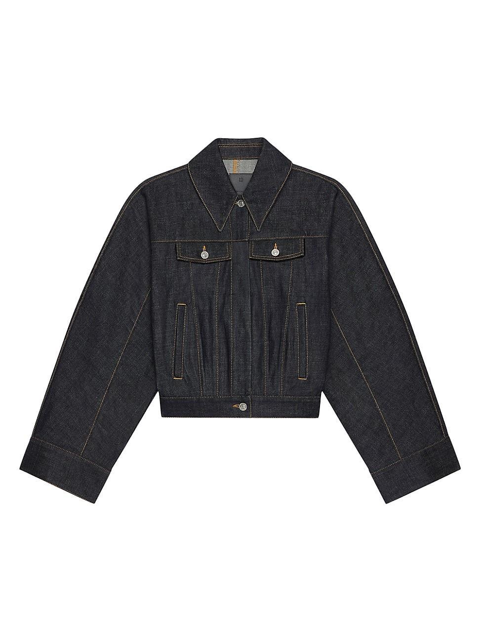 Womens Jacket in Denim Product Image