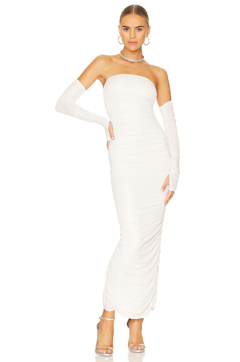 Maddy Ruched Gown MORE TO COME Product Image