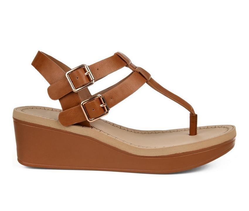 Women's Journee Collection Bianca Wedge Sandals Product Image