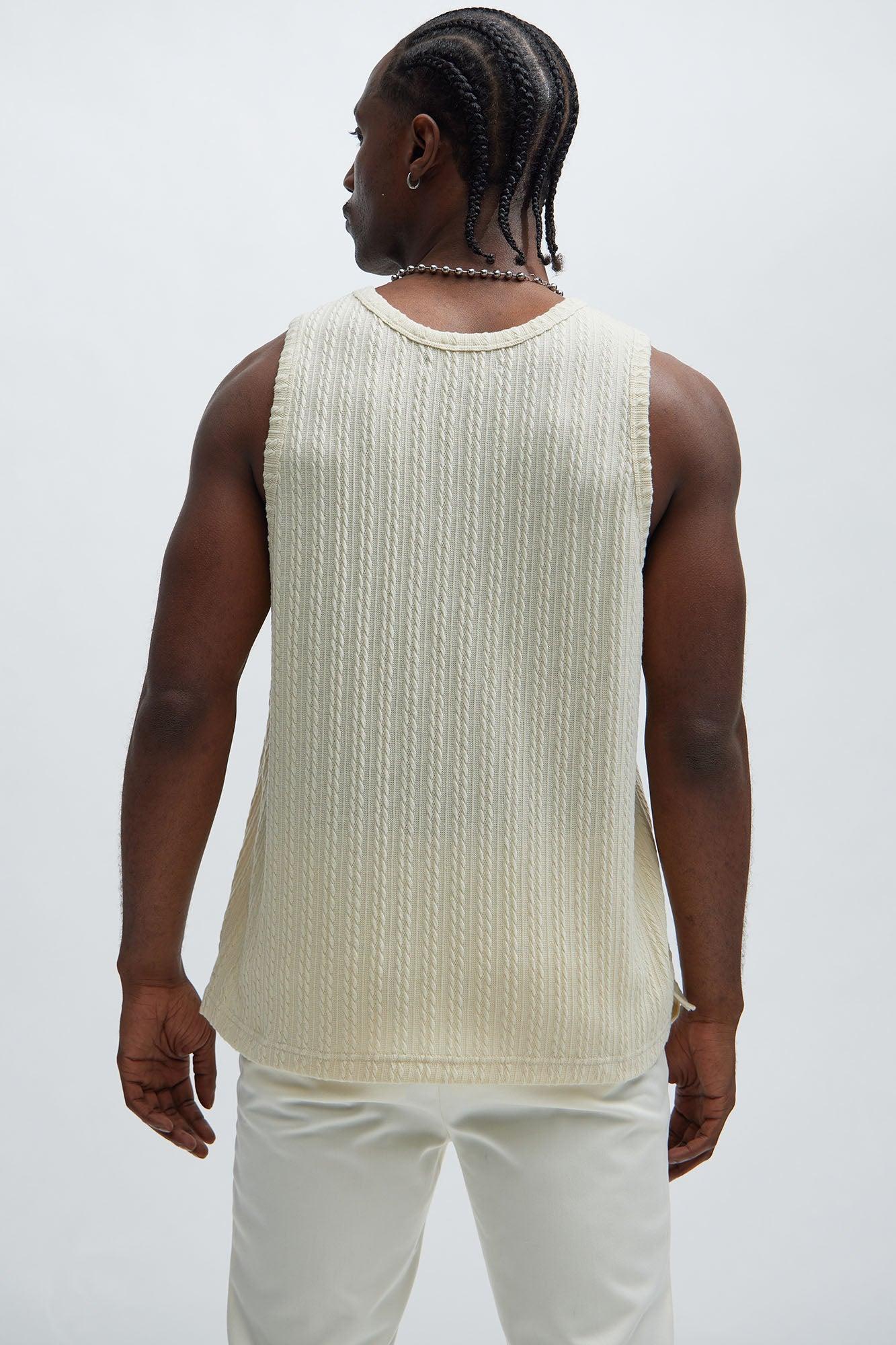 Kellen Textured Tank - Off White Product Image