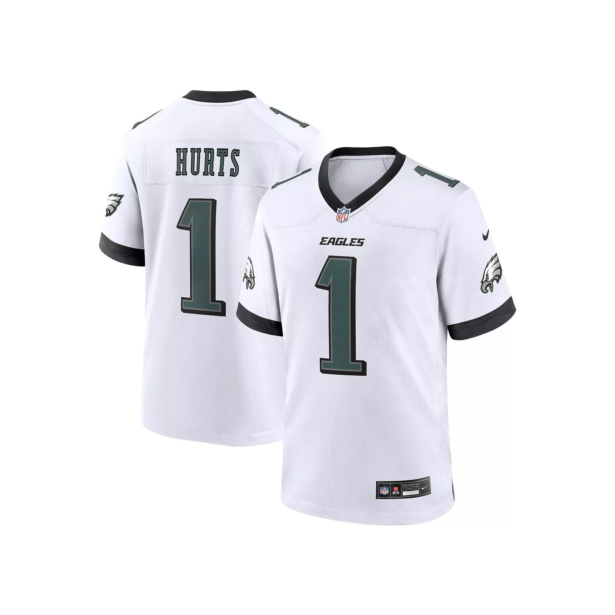 Men's Nike Jalen Hurts White Philadelphia Eagles White Game Jersey,  Product Image