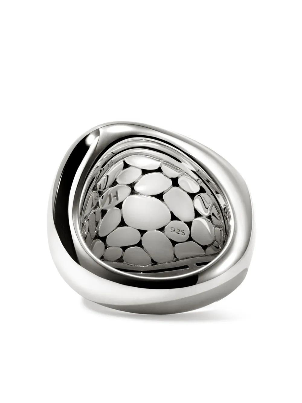 JOHN HARDY Sterling Silver Pebble Diamond Ring Product Image