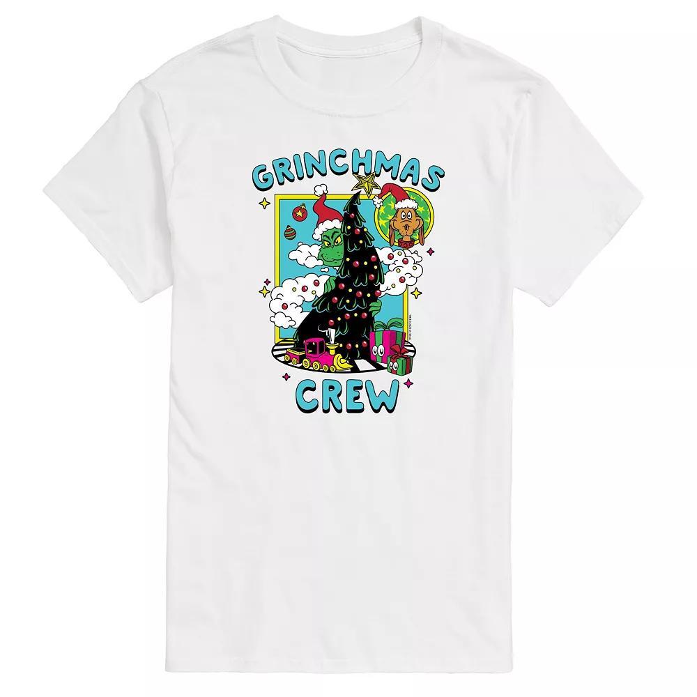 Men's Dr. Seuss The Grinch Grinchmas Crew Graphic Tee, Size: Medium, White Product Image