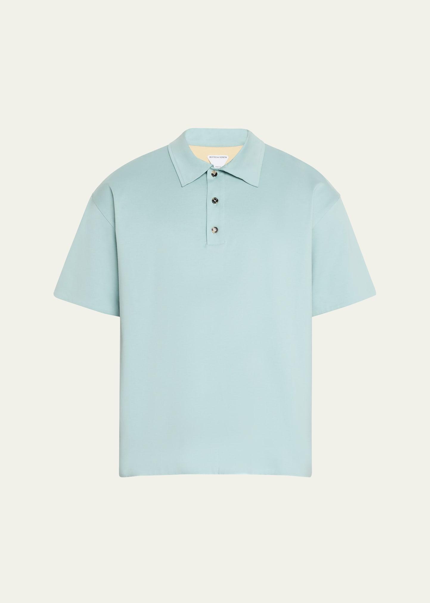 Mens Relaxed Cotton Polo Shirt Product Image