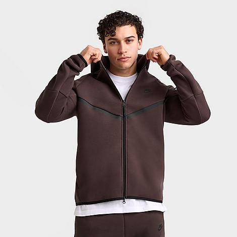 Nike Mens Nike Tech Fleece Full-Zip Windrunner Hoodie - Mens Maroon/Maroon Product Image