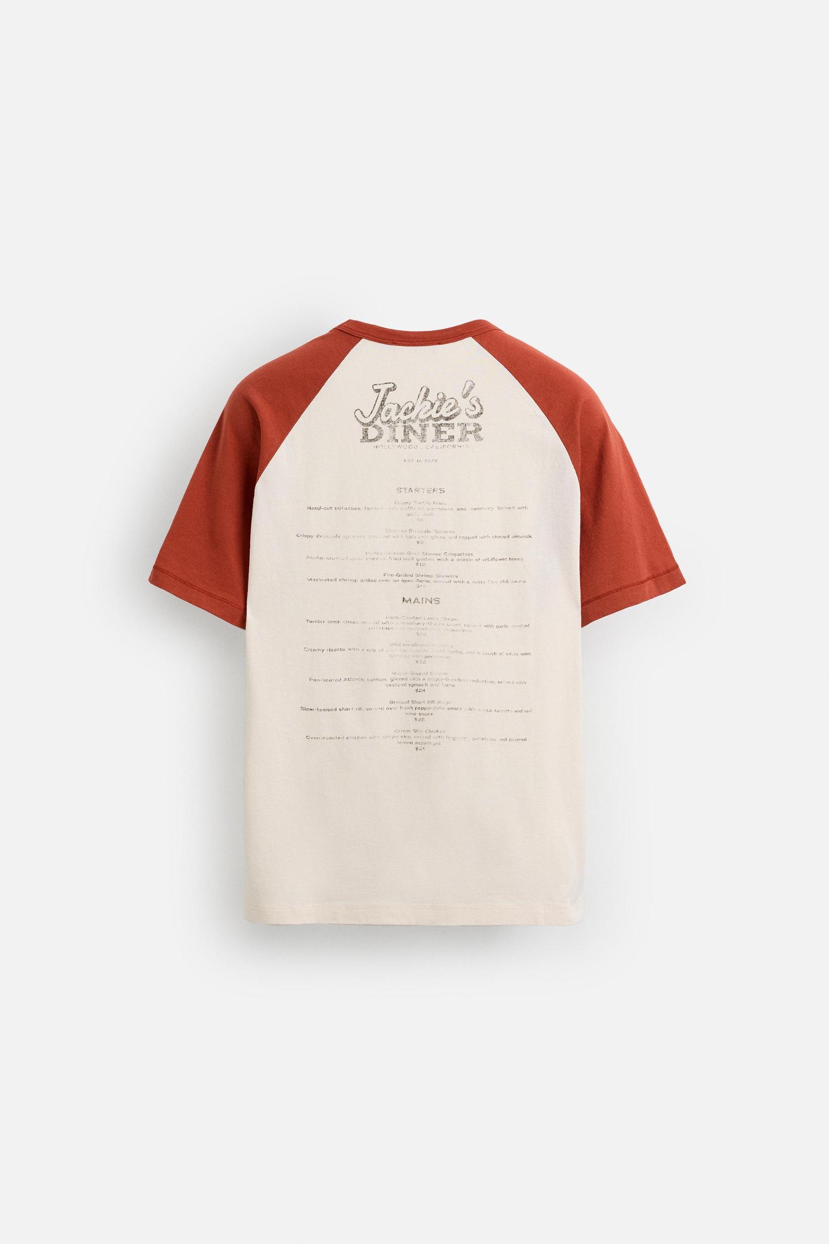 WASHED PRINTED T-SHIRT Product Image