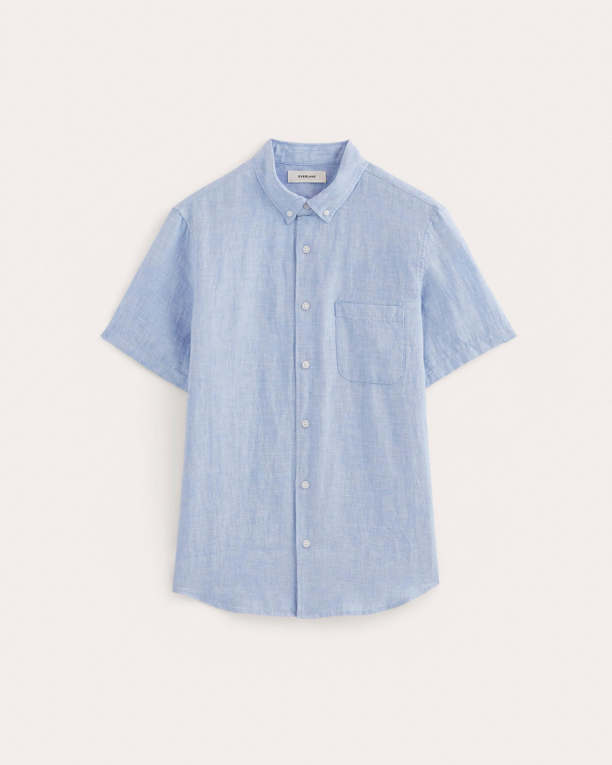 Mens Classic Short-Sleeve Shirt in Linen by Everlane Product Image