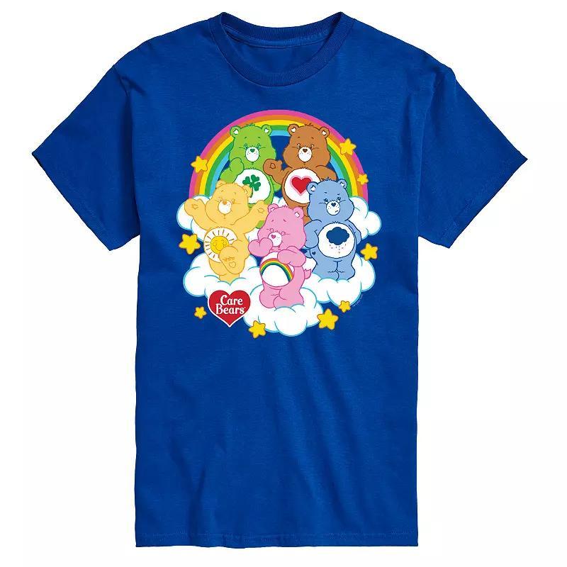 Big & Tall Care Bears Group On Clouds Graphic Tee, Men's, Size: 6XB, Blue Product Image