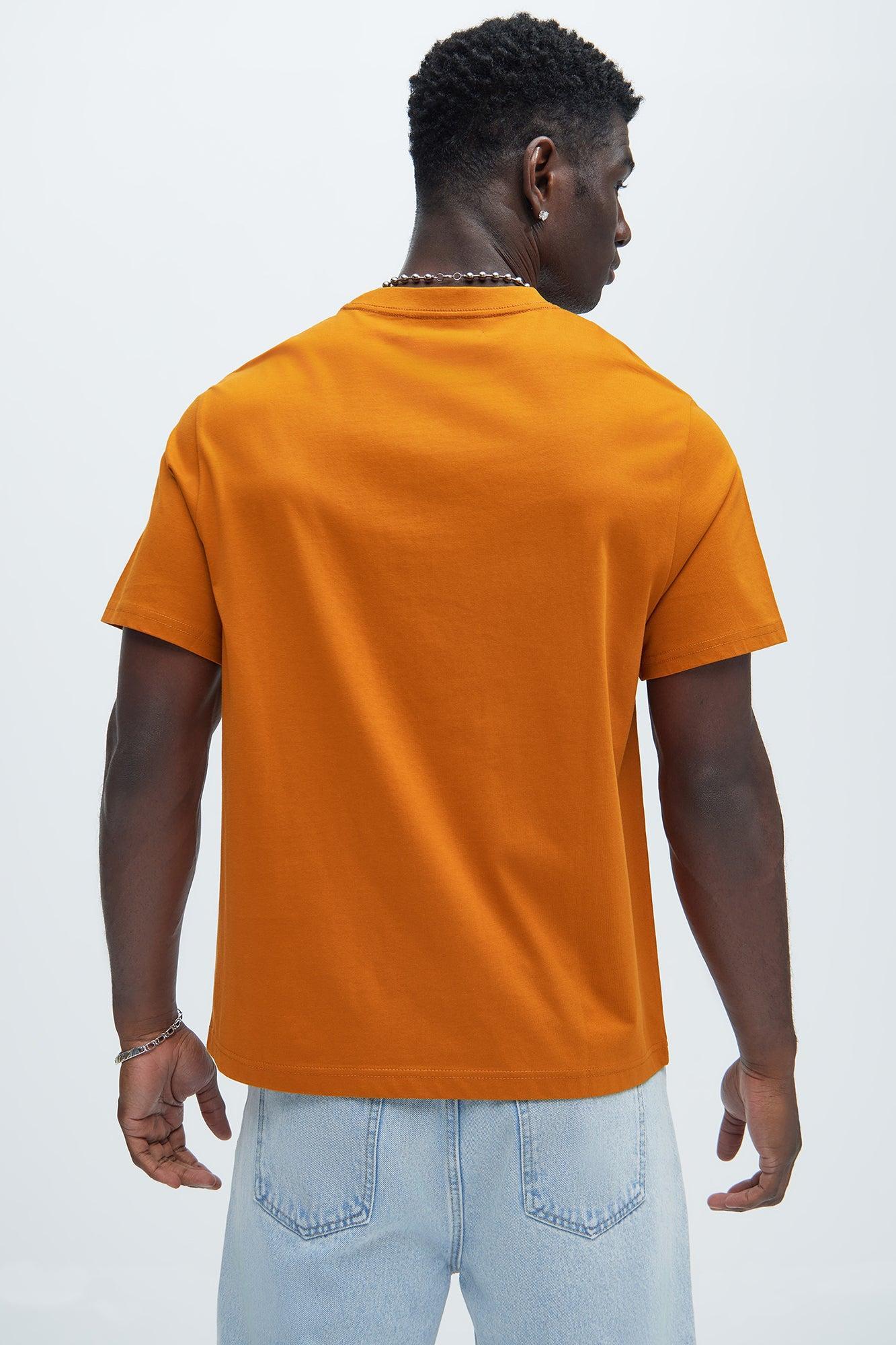 Essential Pocket Crew Tee - Rust Product Image