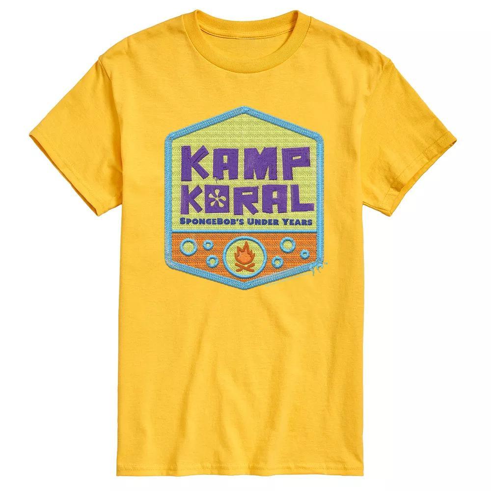 Men's SpongeBob SquarePant Kamp Koral Logo Graphic Tee,  Product Image