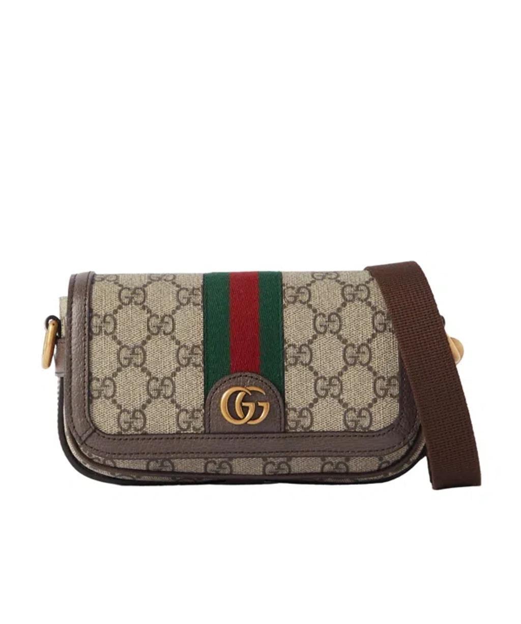 GUCCI Ophidia Super Mini Gg Shoulder Bag In Multicolor Product Image