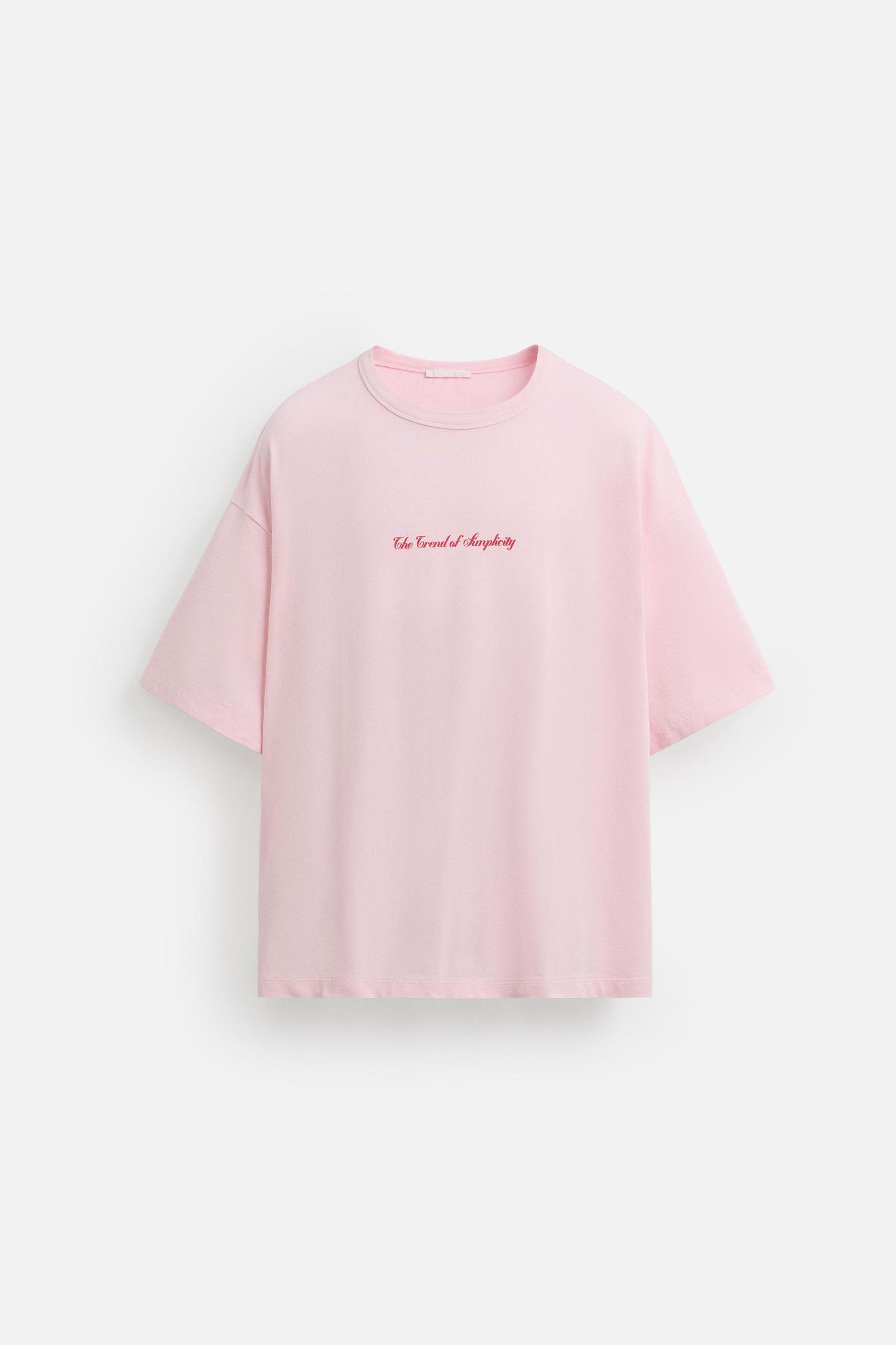 PRINTED TEXT T-SHIRT Product Image