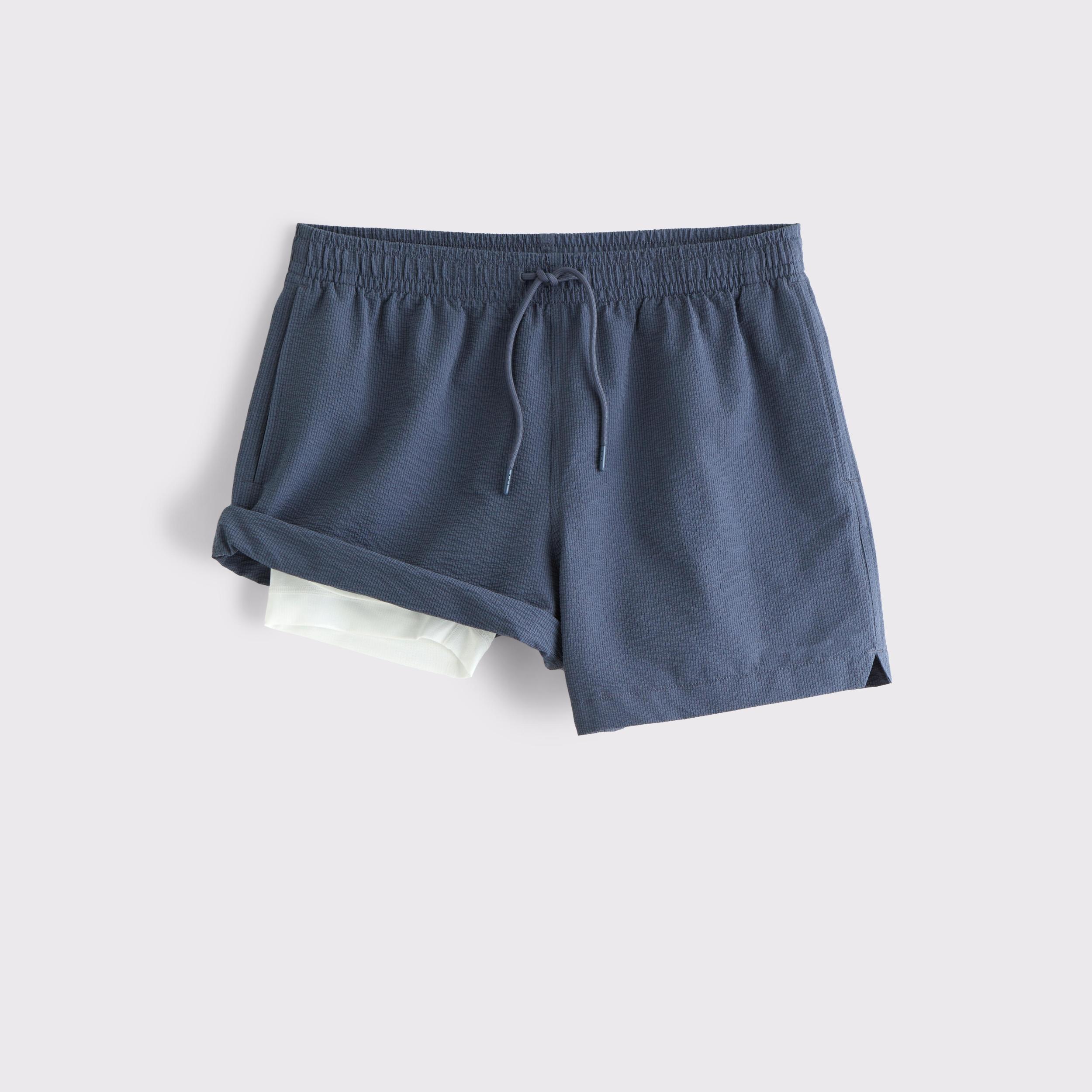 Pull-On Micro-Seersucker Swim Trunk Product Image