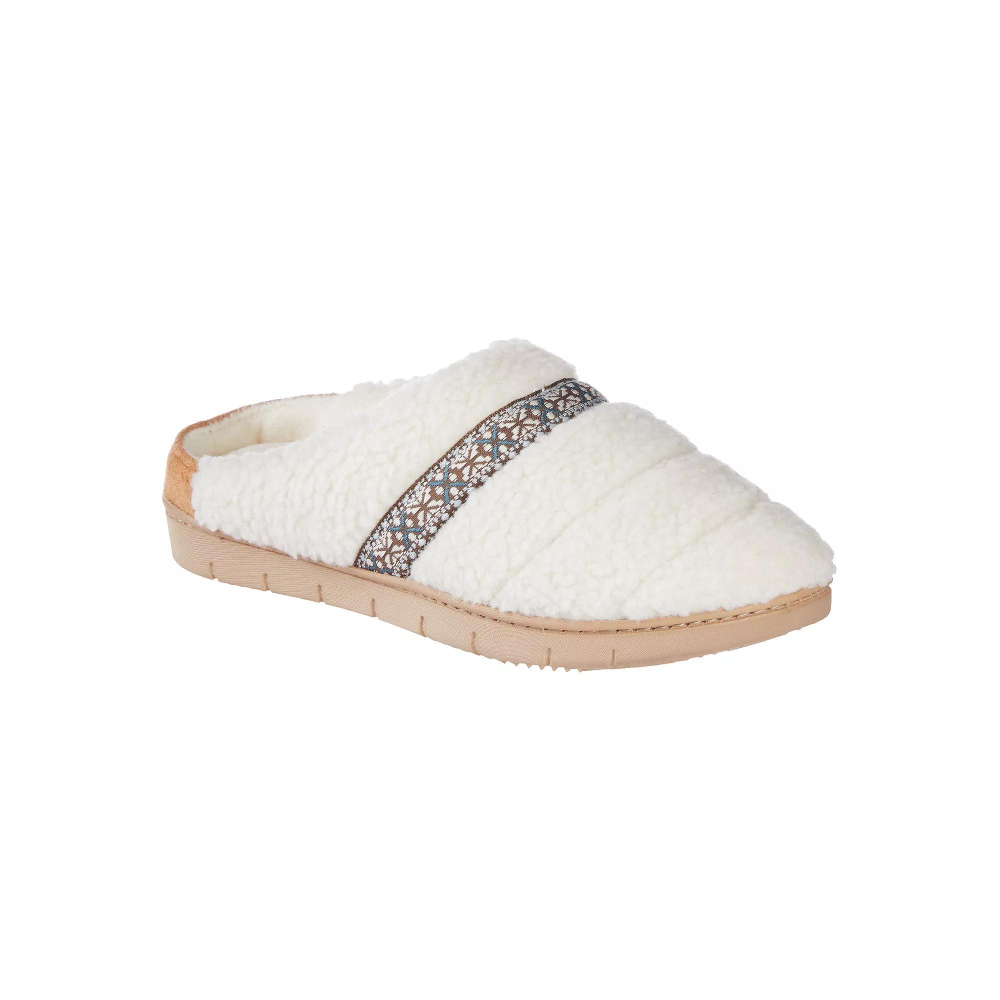 isotoner Clara Berber Memory Foam Women's Clog Slippers,  Product Image