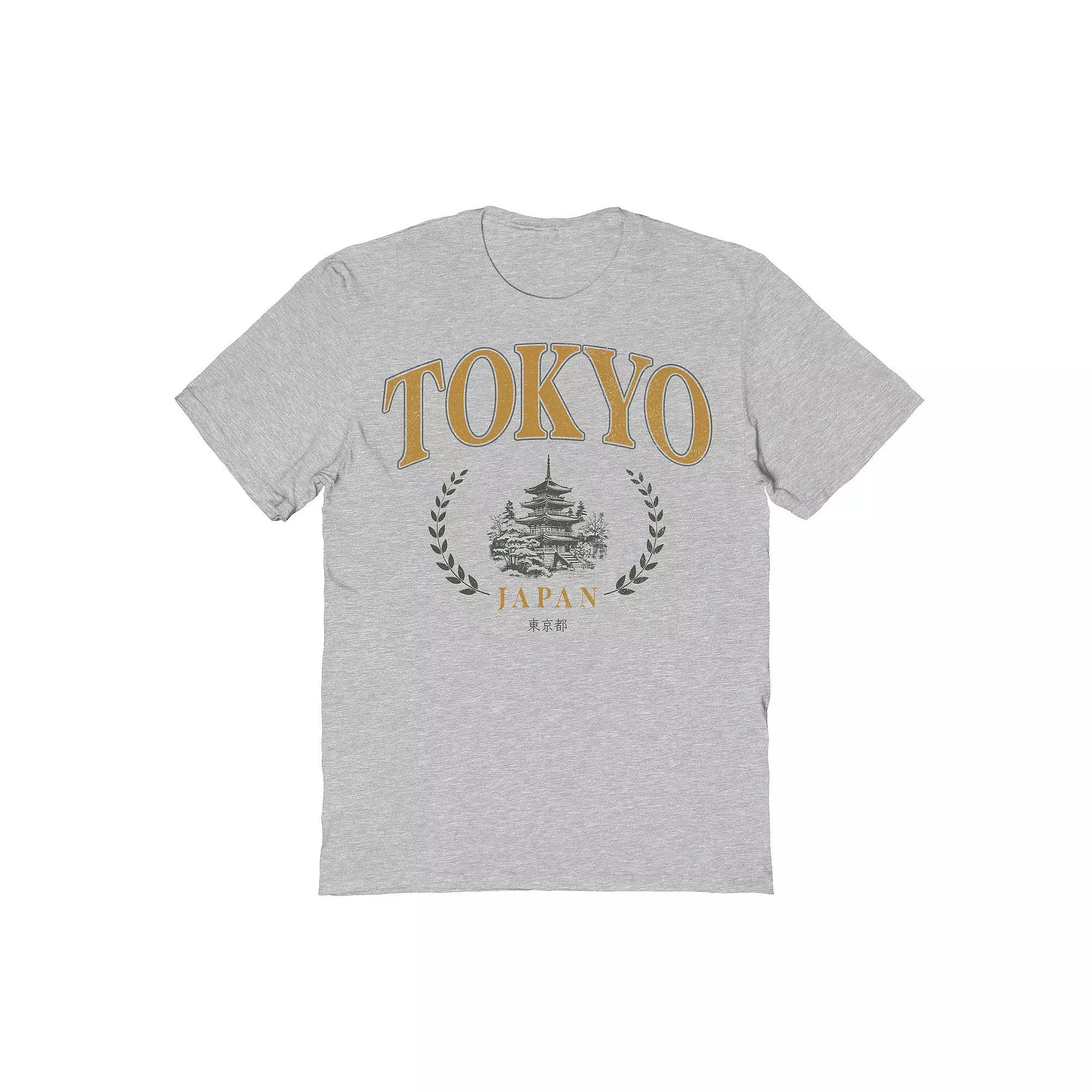 Men's Tokyo Ochre Graphic Tee, Size: XL, Sport Gray Product Image