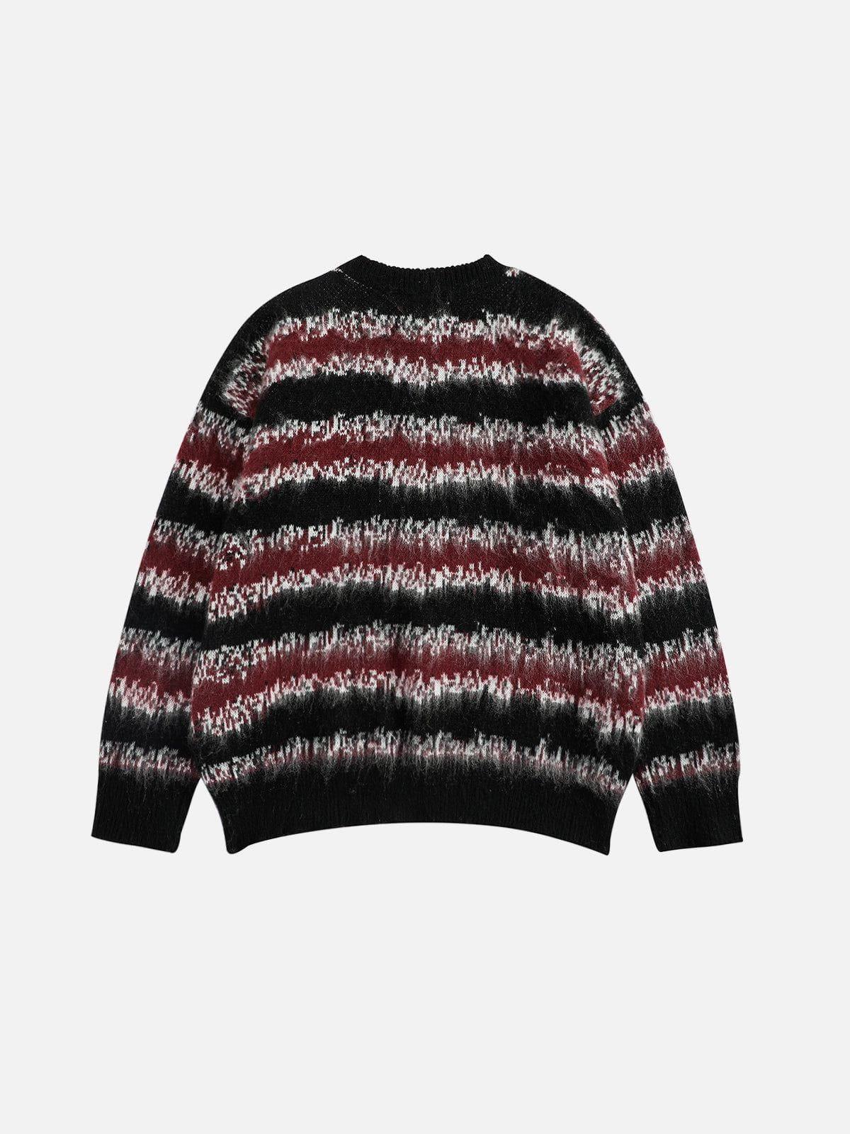 Aelfric Eden Color Blocking Stripe Sweater Product Image