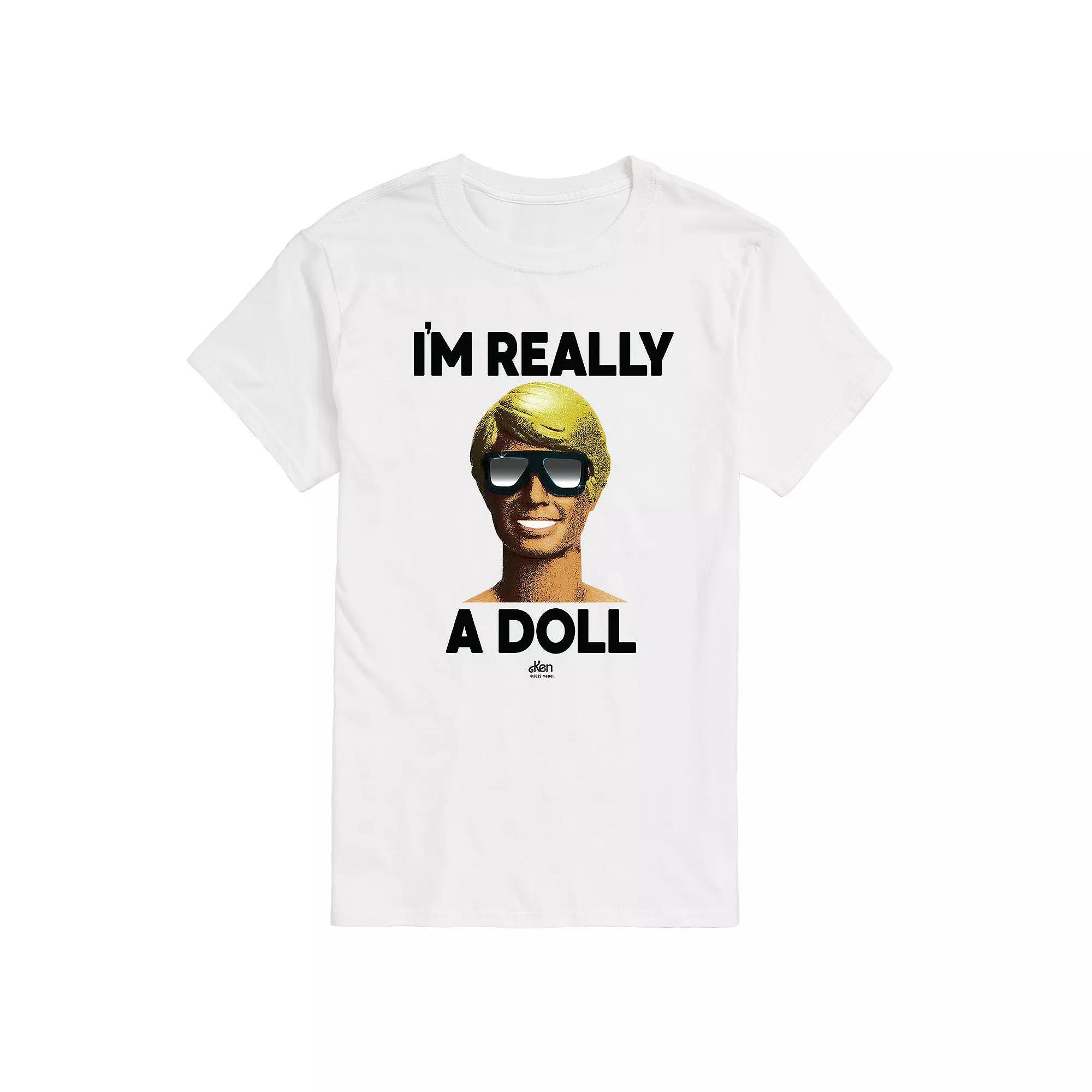 Big & Tall Barbie® I'm Really A Doll Graphic Tee, Men's,  Product Image