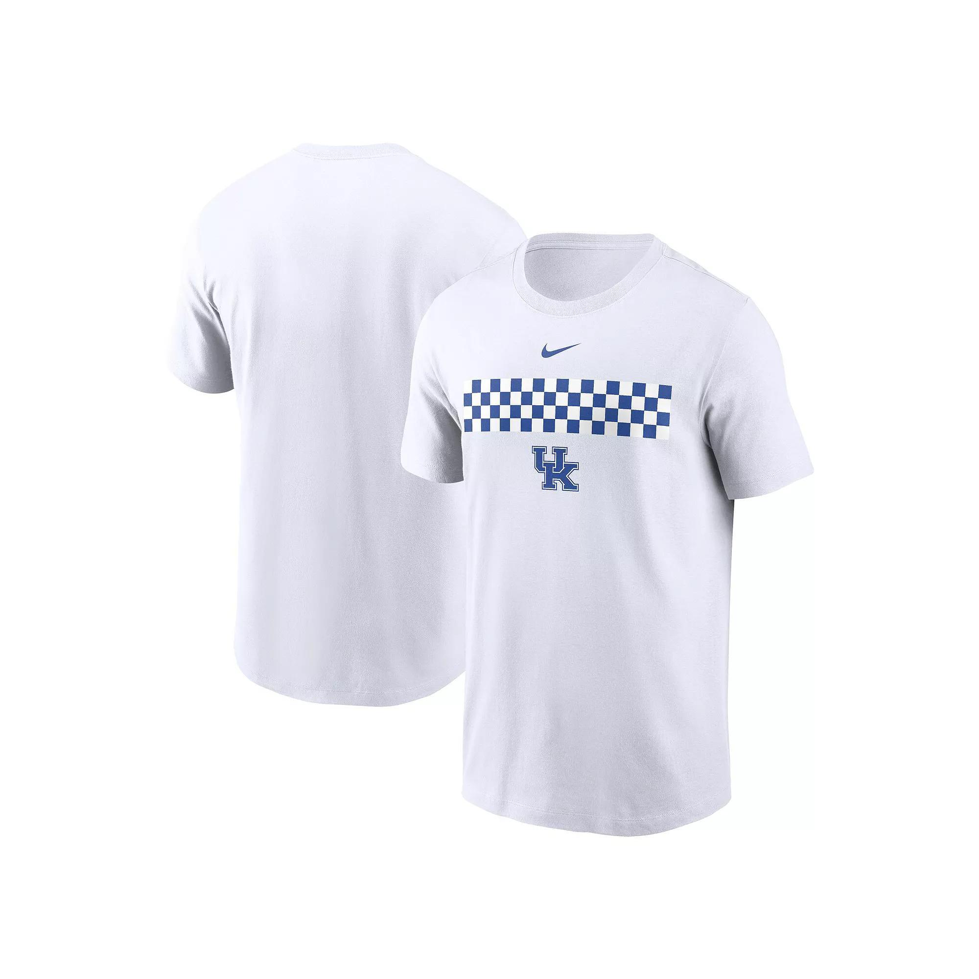 Men's Nike White Kentucky Wildcats Campus Pattern T-Shirt,  Product Image